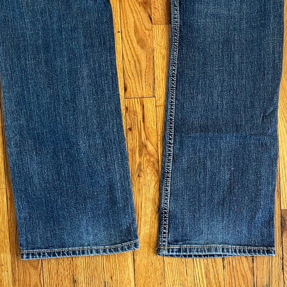 Wrangler Men's Dark Blue Slim-Bootcut Jeans-34X36 - Picture 8 of 9